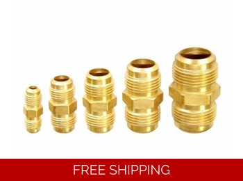 Flare Unions for Connecting Multiple Copper Line Sets together for Longer Runs